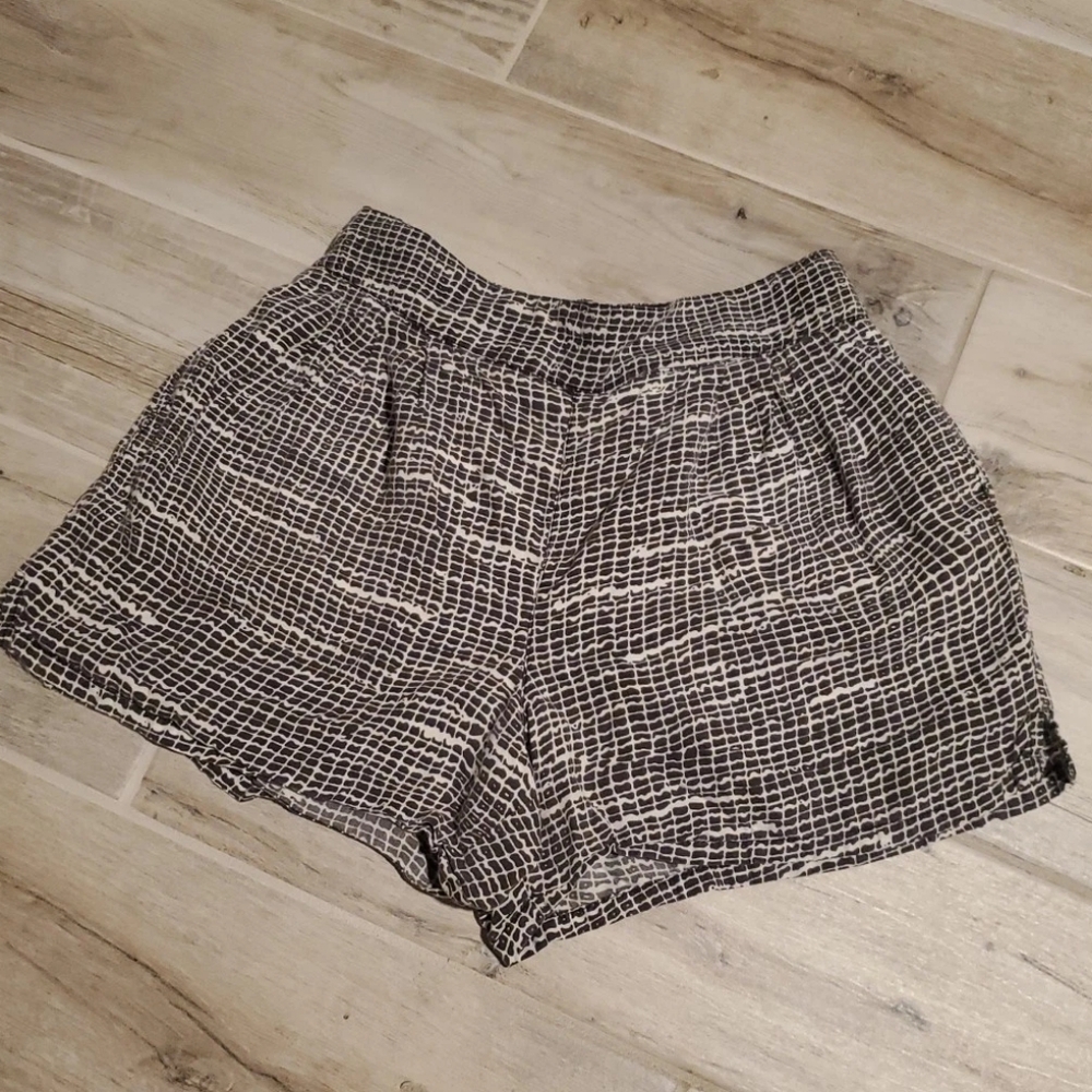 Prana Geometric Tencel Shorts XS Pockets Athleisure Summer Beach Vacation